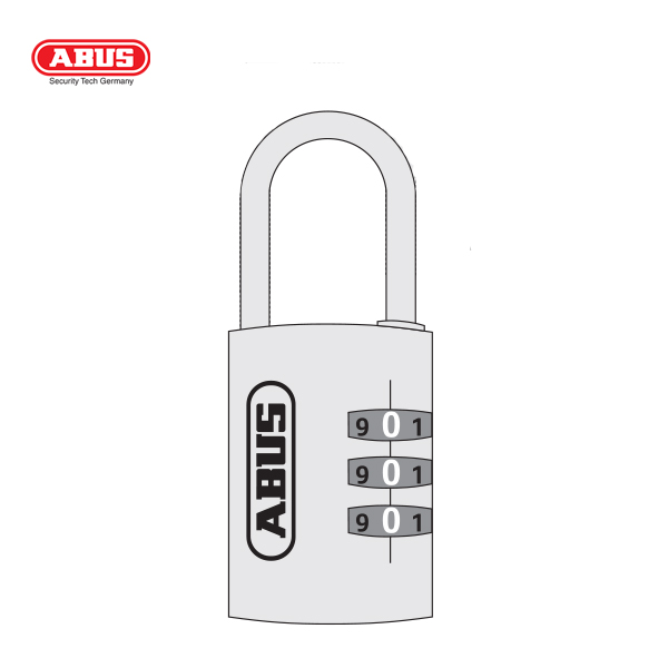 ABUS 145 Aluminium Combination Padlock