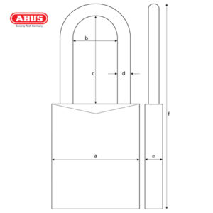 ABUS 76 Series Industrial Safety Padlock 76/40