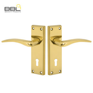 BBL 6″ BP Victorian Scroll Keyhole Solid Brass Handle BBI-1107WBP-1