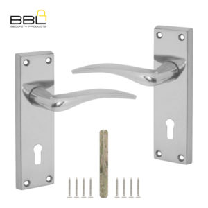 BBL 6″ SN Victorian Scroll Keyhole Solid Brass Handle BBI-1107WSN-1
