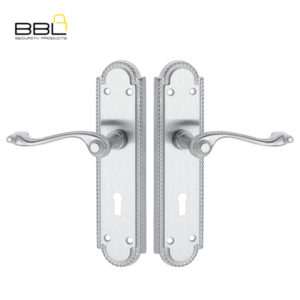 BBL 8″ SN Georgian Scroll Keyhole Solid Brass Handle BBI-1105SN-1