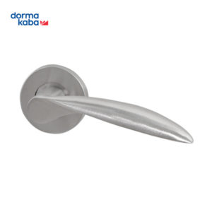 DORMAKABA Handle on Rose Solid Stainless Steel Handle SH811