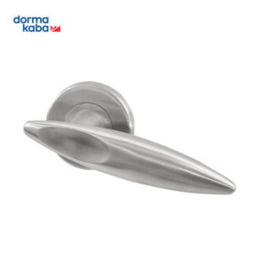 DORMAKABA Handle on Rose Solid Stainless Steel Handle SH814