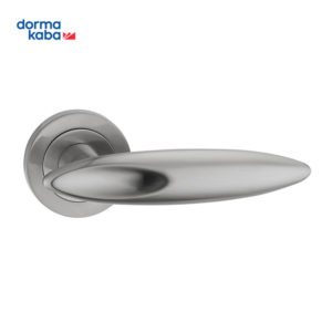 DORMAKABA Handle on Rose Solid Stainless Steel Handle SH814