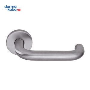 DORMAKABA Handle on Rose Tubular Stainless Steel Handle TH120