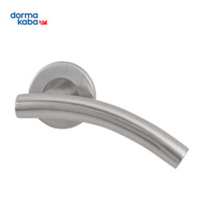 DORMAKABA Handle on Rose Tubular Stainless Steel Handle TH121