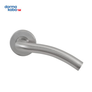 DORMAKABA Handle on Rose Tubular Stainless Steel Handle TH122