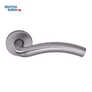 DORMAKABA Handle on Rose Tubular Stainless Steel Handle TH122