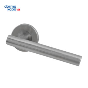 DORMAKABA Handle on Rose Tubular Stainless Steel Handle TH124