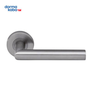 DORMAKABA Handle on Rose Tubular Stainless Steel Handle TH125