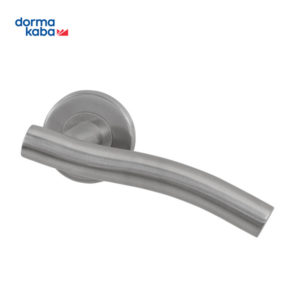 DORMAKABA Handle on Rose Tubular Stainless Steel Handle TH127