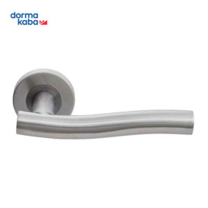 DORMAKABA Handle on Rose Tubular Stainless Steel Handle TH127