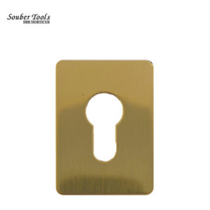 SOUBER TOOLS EE1 Euro Self Adhesive Escutcheon EE1-PB