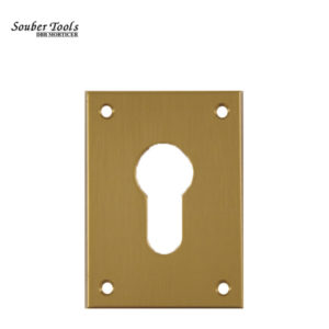 SOUBER TOOLS Euro Screw On Escutcheon EE14H-PB