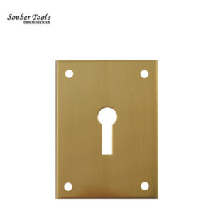 SOUBER Keyhole Screw On Escutcheon JE1-PB