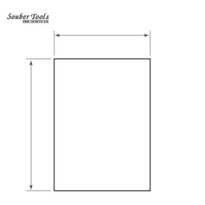 SOUBER TOOLS Repair Plate Self Adhesive Escutcheon JE-4SS