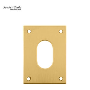 SOUBER TOOLS UE1 Oval Screw On Escutcheon UE1-4H-PB