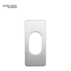 SOUBER TOOLS UE2 Oval Self Adhesive Escutcheon UE2-WH