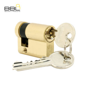 BBL 45MM Half Euro Profile Cylinder Blister Pack BBC5453SB-1