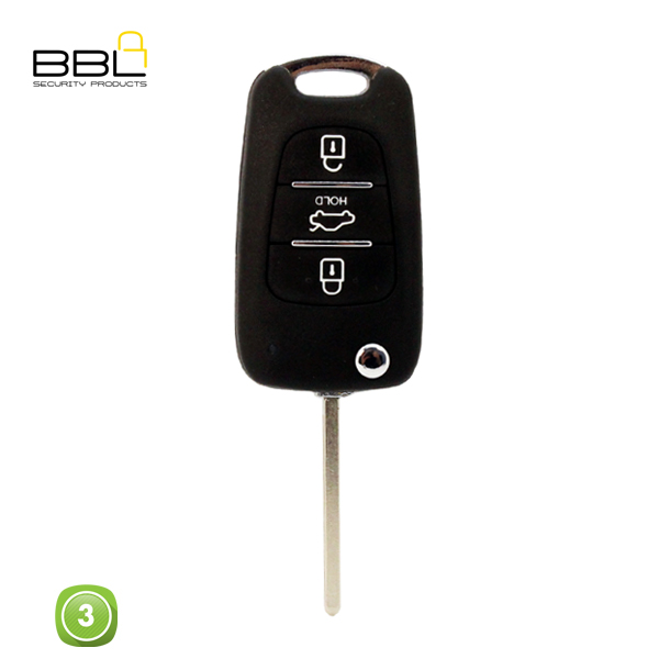 BBL Key Shell Hyundai 3 Button Flip Key HYN17 KSC-HYU-26E1_A