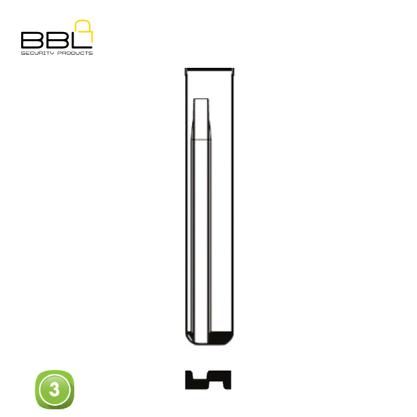 BBL Key Shell Hyundai 3 Button Flip Key HYN17 KSC-HYU-26E1_C
