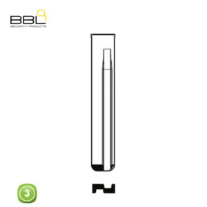 BBL Key Shell Hyundai 3 Button Flip Key HYN17R KSC-HYU-26E2