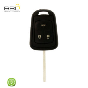 BBL Key Shell Opel 3 Button Non Flip HU100 KSC-OP-47B