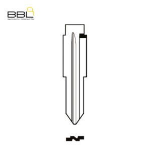 BBL Key Shells Chevrolet Shape 0 Button KSC-CHEV-01A