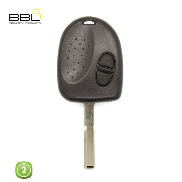 BBL Key Shells Chevrolet Shape 2 Button KSC-CHEV-07D_A