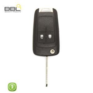 BBL Key Shells Chevrolet Shape 2 Button KSC-CHEV-41