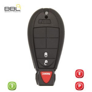 BBL Key Shells Chrysler Shape 2 Button KSC-CHRY-25