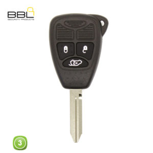 BBL Key Shells Chrysler Shape 3 Button KSC-CHRY-10B