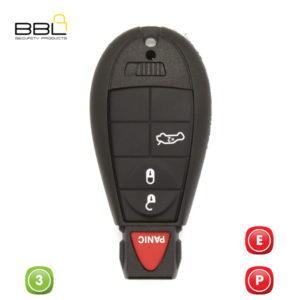 BBL Key Shells Chrysler Shape 3 Button KSC-CHRY-27