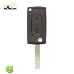 BBL Key Shells Citroen Shape 2 Button KSC-CIT-02A
