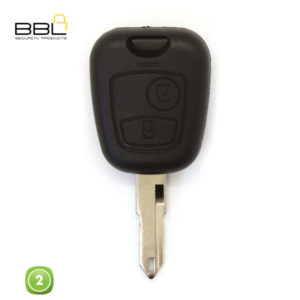 BBL Key Shells Citroen Shape 2 Button KSC-CIT-28B