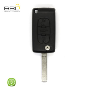 BBL Key Shells Citroen Shape 3 Button KSC-CIT-05A