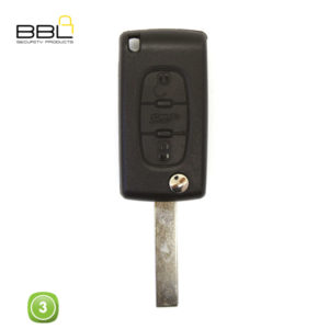 BBL Key Shells Citroen Shape 3 Button KSC-CIT-06A