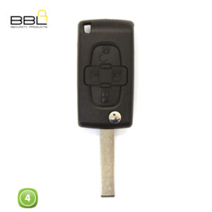 BBL Key Shells Citroen Shape 4 Button KSC-CIT-12A