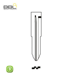 BBL Key Shells GWM Shape 3 Button KSC-GWM-01