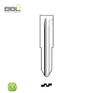 BBL Key Shells Hyundai Kia Shape 1 Button KSC-HYU-44B