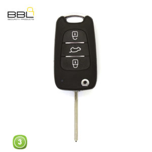 BBL Key Shells Hyundai Shape 3 Button KSC-HYU-26E