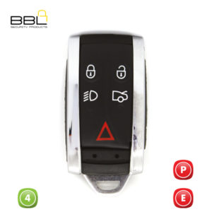 BBL Key Shells Jaguar Shape 4 Button KSC-JAG-01