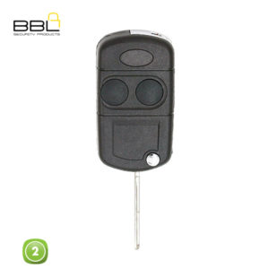 BBL Key Shells Land Rover Shape 2 Button KSC-LAND-09B