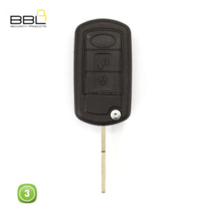 BBL Key Shells Land Rover Shape 3 Button KSC-LAND-01