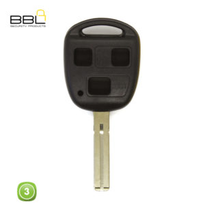 BBL Key Shells Lexus Shape 3 Button KSC-LEX-05