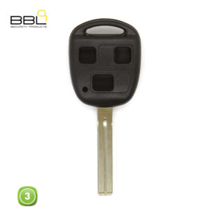 BBL Key Shells Lexus Shape 3 Button KSC-LEX-07