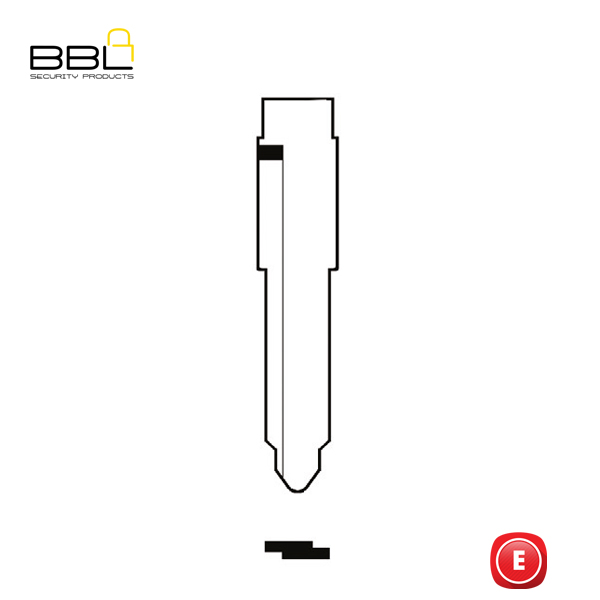 BBL Key Shells Mazda Shape 0 Button KSC-MAZ-05_B
