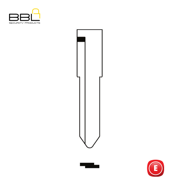 BBL Key Shells Mazda Shape 0 Button KSC-MAZ-06B_B
