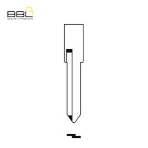 BBL Key Shells Mercedes Shape 0 Button KSC-BE-05E