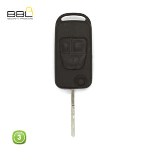BBL Key Shells Mercedes Shape 3 Button KSC-BE-10B